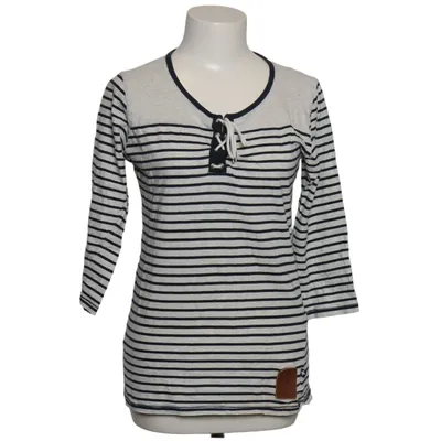 Henley Shirt (Weiß, Blau) von Alprausch Baumwolle