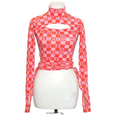 Crop top (Red, Pink) from House of Holland Cotton, Elastane