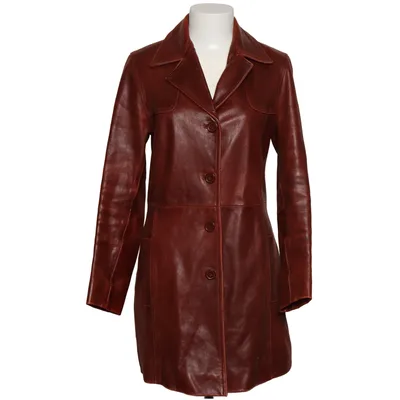 Läderkappa (Brun) från Gipsy Skinn, Polyester