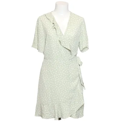 Omlottklänning (Grön, Vit) från ONLY Polyester