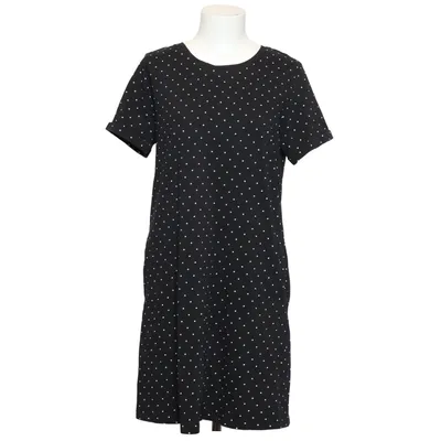 Klänning (Svart, Vit) från Women Essentials by Tchibo Ekologisk bomull