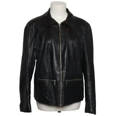 Läderjacka (Svart) från Morena Skinn, Polyester