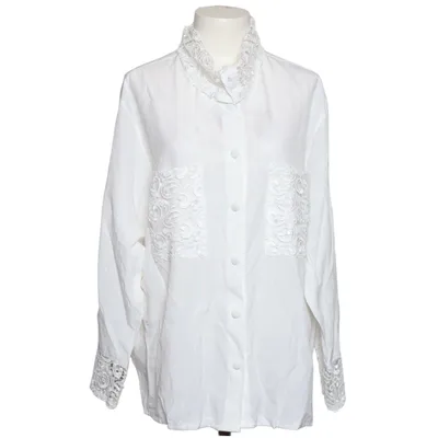 Blouse (Blanc) de Avance Creation Polyester, Viscose