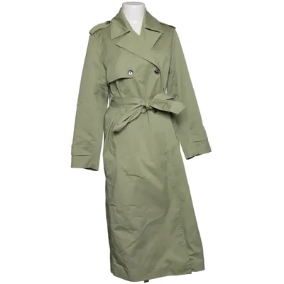 Trench coat (Green) from Mango Cotton, Polyester