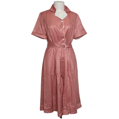 Blusenkleid (Pink) Baumwolle, Polyester