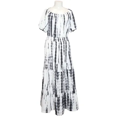 Maxikleid (Schwarz, Weiß) von Bodyflirt Elasthan, Polyester