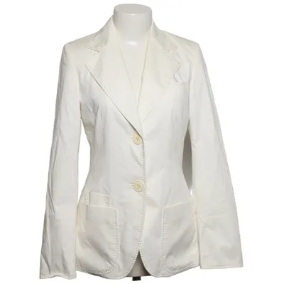 Blazer (White) from Sônia Bogner Cotton, Cupro, Elastane