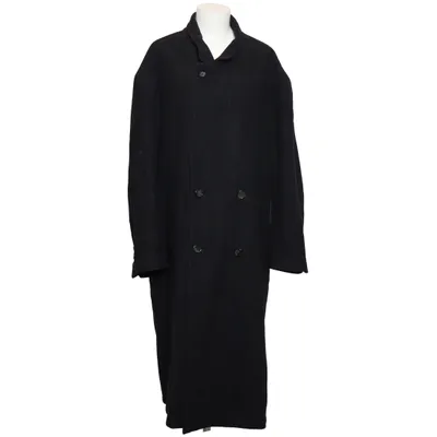 Frakke (Sort) fra Henry Morell Acetat, Viscose, Uld