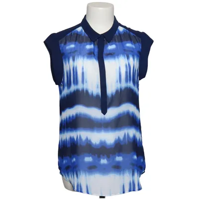 Top (Blue, White) from Now Polyester
