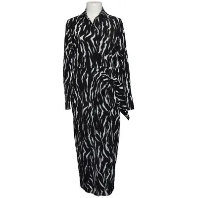 Omlottklänning (Svart, Vit) från Papillonne Polyester