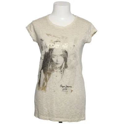 T-shirt (Beige, Sort, Guld) fra Pepe Jeans