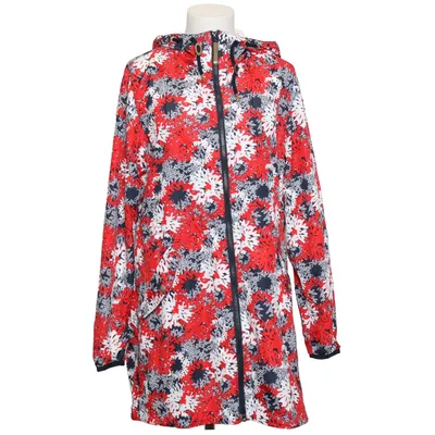 Regnjacka (Röd, Vit, Flerfärgad) från L-Fashion Group Polyester