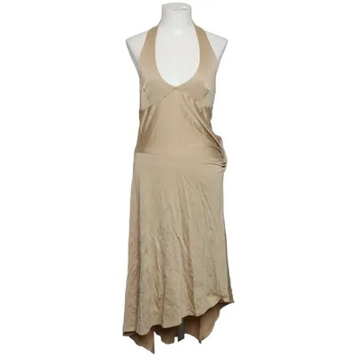 Maxi dress (Beige) from Mango Cotton, Viscose