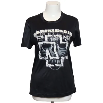 T-shirt (Svart, Vit) från Rammstein Elastan, Polyester