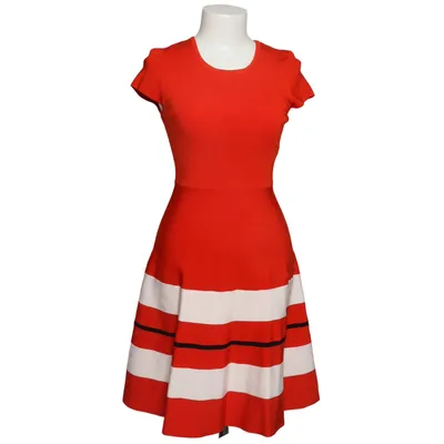 Robe (Rouge, Blanc, Noir) de Karen Millen Élasthane, Polyamide, Viscose
