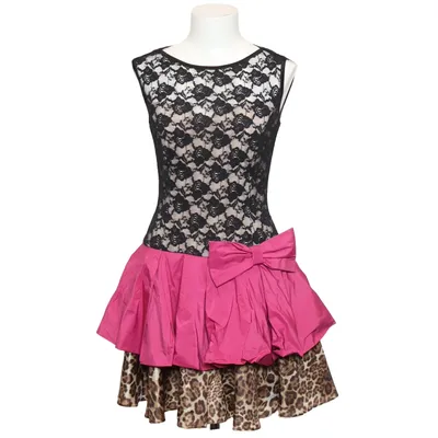Cocktailklänning (Svart, Rosa, Beige) från Swing Elastan, Polyester
