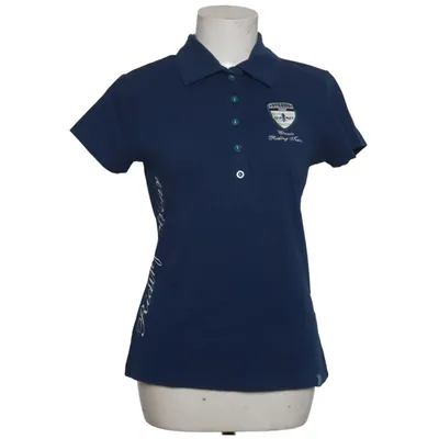 Polo (Bleu) de Steeds Coton, Élasthane