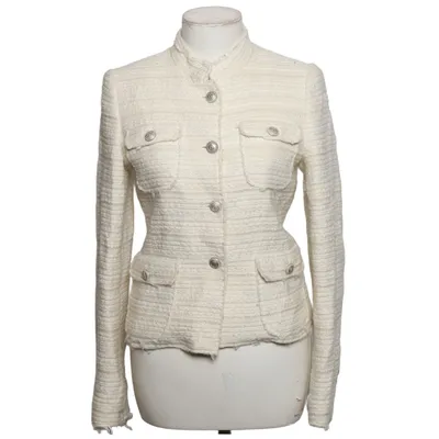 Blazer (Hvid) fra Zara Woman Akryl, Polyester, Viscose, Uld