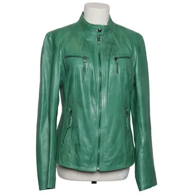 Läderjacka (Grön) från Prato