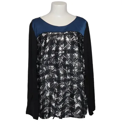 Blouse (Blue, Black, White) from Taifun Polyester