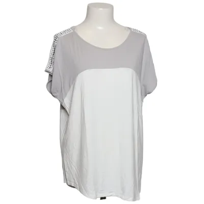 Top (Grå, Hvid) fra Amy by Amy Vermont Elastan, Viscose
