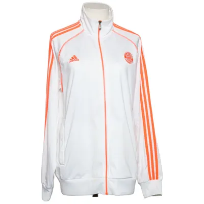 Träningsjacka (Vit, Orange) från Adidas Polyester