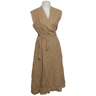 Wikkeljurk (Bruin) van DKNY Katoen, Linnen, Polyester