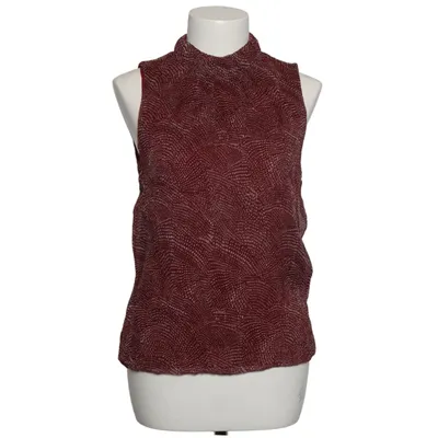 Top (Rød, Hvid) fra Comma Silke, Viscose
