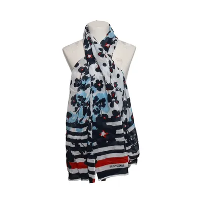 Suit scarf (White, Blue, Red) from Saint James Cotton, Linen, Lyocell