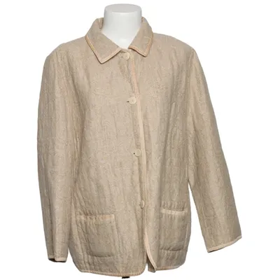 Jacka (Beige) från Delmod Polyester, Ull