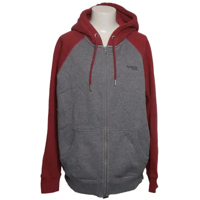 Huvtröja (Grå, Röd) från Superdry Athletics Bomull, Polyester