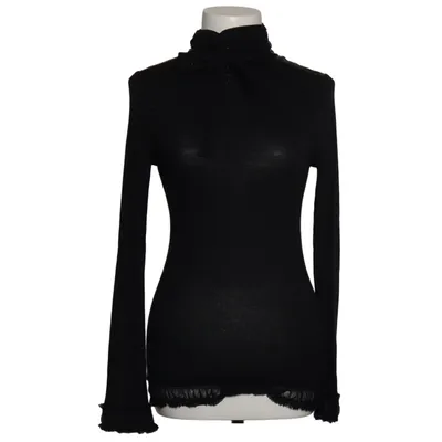 Pull-over (Noir) de Tricot Chic Cachemire, Élasthane, Modal