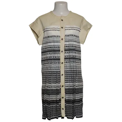 Jurk (Wit, Zwart) van Diesel Black Gold Katoen, Polyester