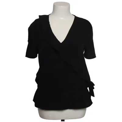 Wrap blouse (Black) from 3 Suisses Polyester