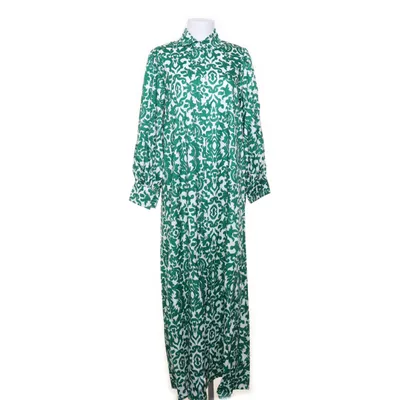 Skjortklänning (Grön, Vit) från Cherry Koko Polyester, Viskos