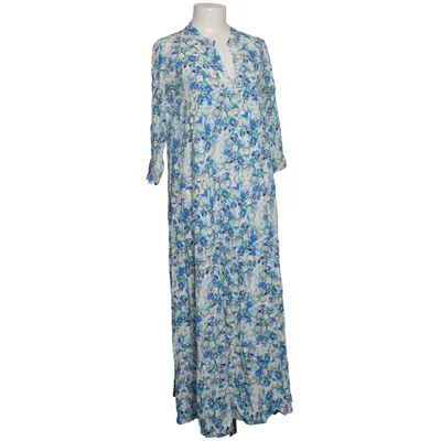Maxi jurk (Wit, Blauw, Meerkleurig) van Magnolia Viscose