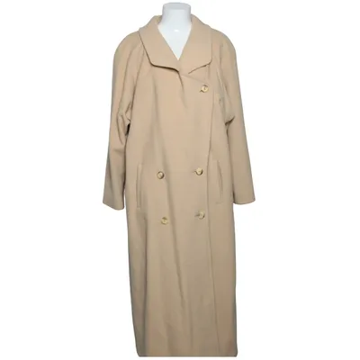 Coat (Beige) from Cirstein Acetate, Viscose