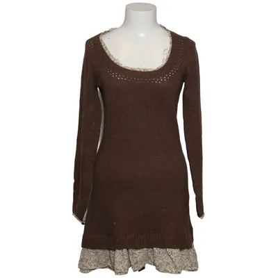 Kjole (Brun) fra Pepe Jeans Bomuld, Polyamid, Polyester, Viscose