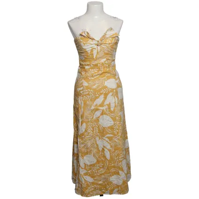 Dress (Yellow, White) from Sézane Cotton, Linen, Viscose