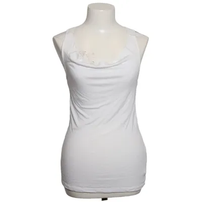 Tank Top (White) from ONLY Love Collection Polyester, Viscose