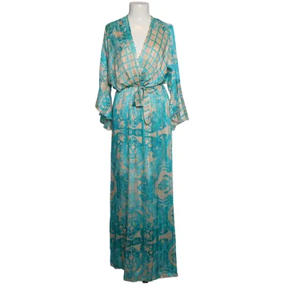 Kaftan (Turquoise, Beige) from Trois Ka Polyester