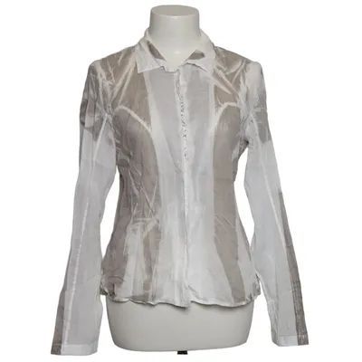 Blouse (White, Gray) from Jil Sander Cotton
