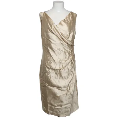 Jurk (Beige) van MaxMara Acetaat, Katoen, Polyamide, Zijde