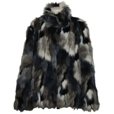 Winterjacke (Grau, Blau, Schwarz) von David Moore Acryl, Polyester