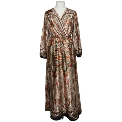 Maxi dress (White, Multicolored) from Dona Hortensia Polyester