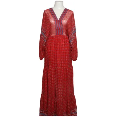 Långklänning (Röd, Blå, Vit) från Ulla Johnson Polyester, Silke