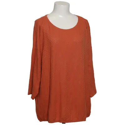 Langarmshirt (Orange) von Laura Torelli Baumwolle, Polyester