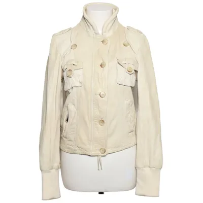 Läderjacka (Beige) från Dna Skinn