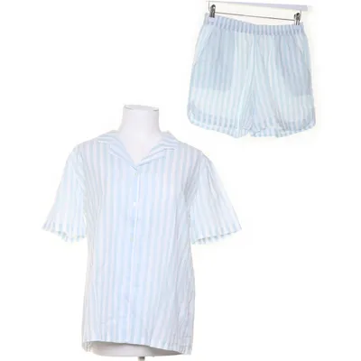 Pyjamas (Blå, Vit) från Schiesser Ekologisk bomull