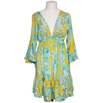 Dress (Yellow, Turquoise, Multicolored) from Antica Sartoria Polyester, Viscose